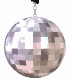 silver globe